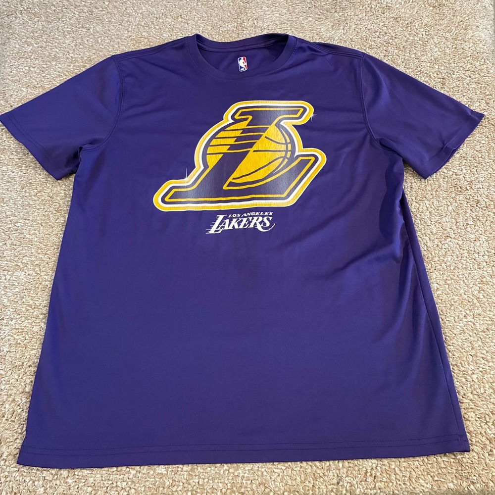 NBA Los Angeles Lakers LeBron James #6 Graphic Tee Purple Men's Large